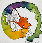 Tagesbild ,Masse 8x8 cm